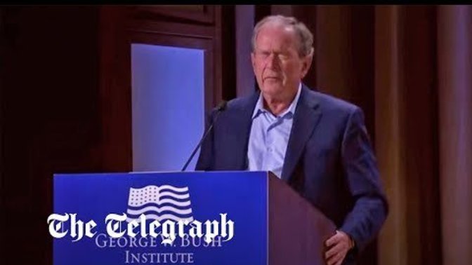Regardless of political affiliation how do you feel about Bush's remark after this recent gaffe?