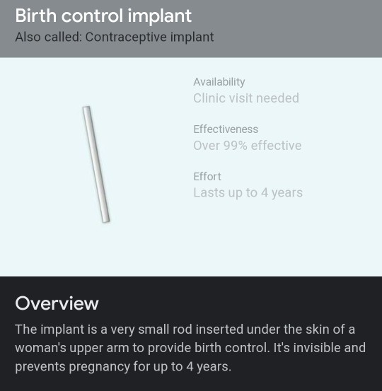 Ladies, would you ever get the "Arm" Birth Control implant? Men, how do
