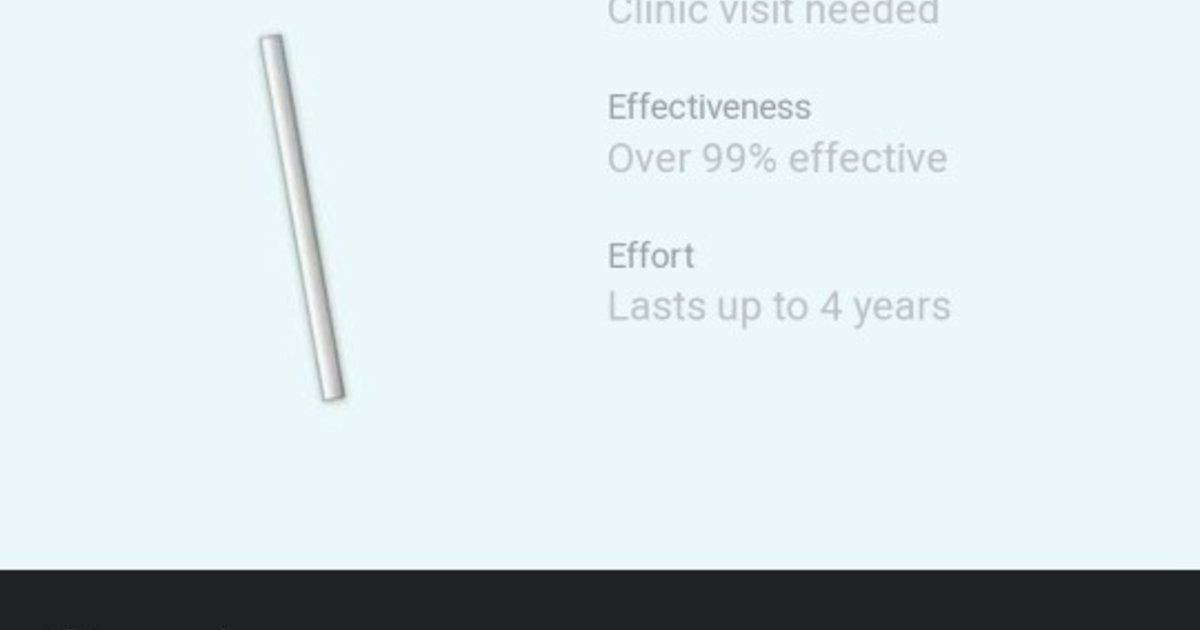 Ladies, would you ever get the "Arm" Birth Control implant? Men, how do