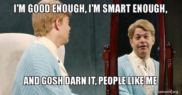 What's something everyone should repeat to themselves on a daily basis?