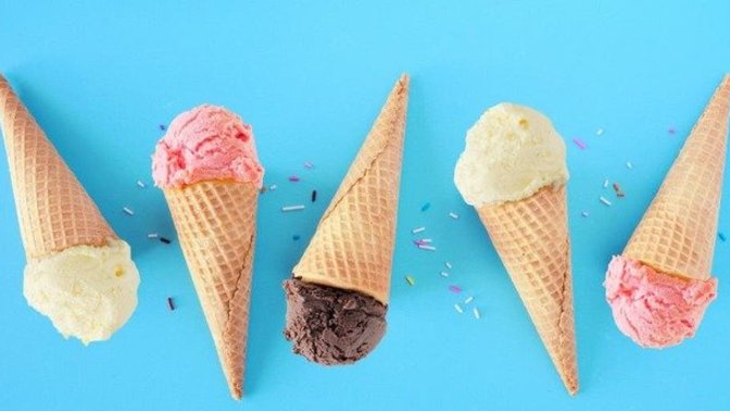 When you have an ice cream cone, do you also eat the cone or just the ice cream?