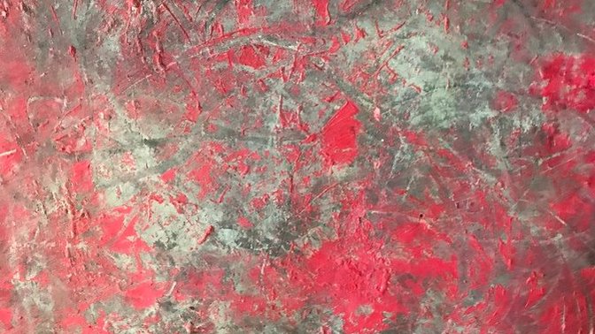 Could this be some witch craft shit? Its an abstract painting I found in my grandparents garage and they dont know where it came?