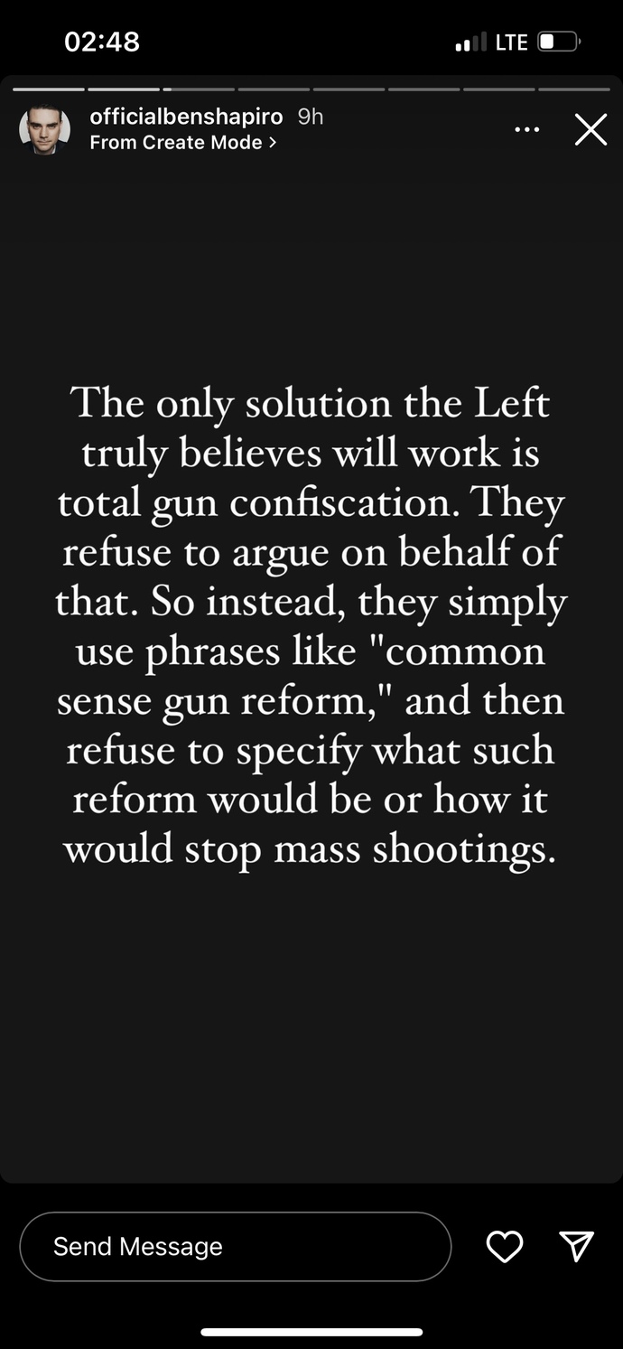In the wake of the Uvalde shooting, do you agree with Ben Shapiro’s thoughts on the matter?