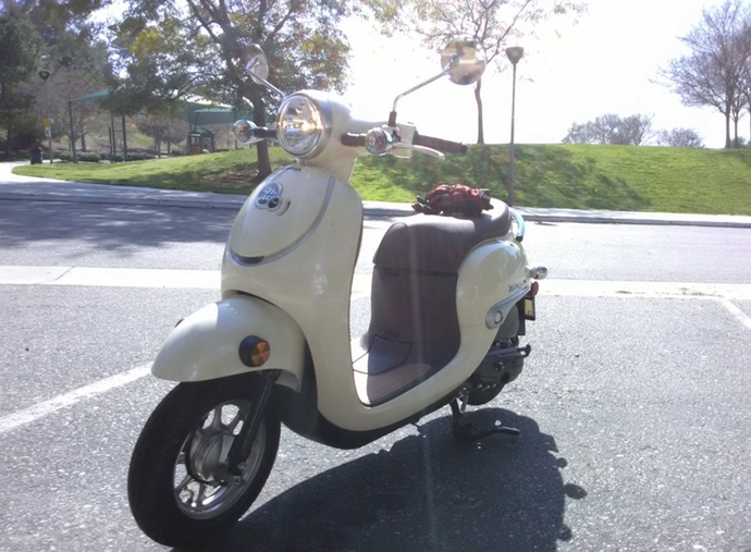 49cc (felt like going over Niagara Falls in a whisky barrel when traffic was coming at you.)