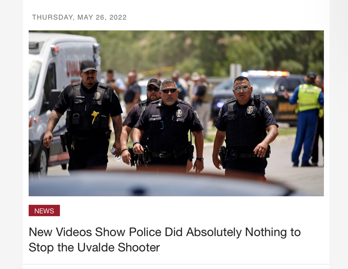 So Uvalde cops didnt move in until 40 min after…what can we count on?