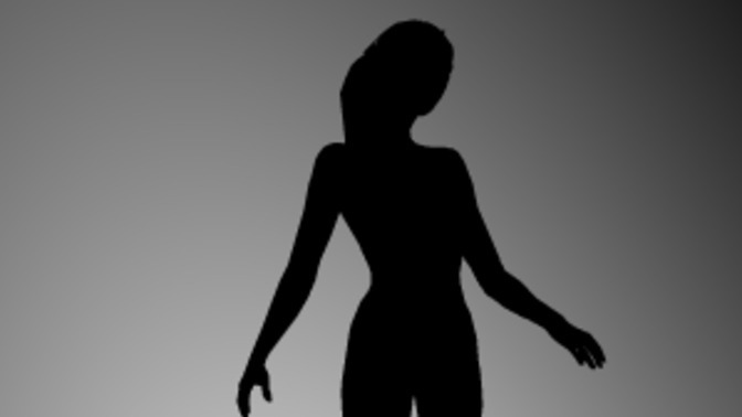 Which way is she spinning?
