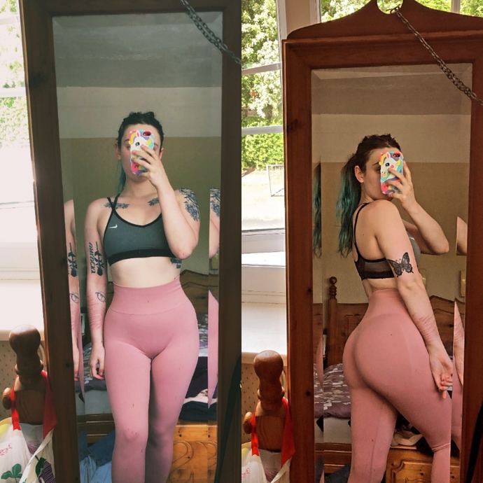My new pink leggings