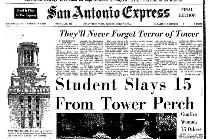 Starting with the UT tower shooting, do you believe the mass shooting are false flags by the globalists, to get people to accept gun control?