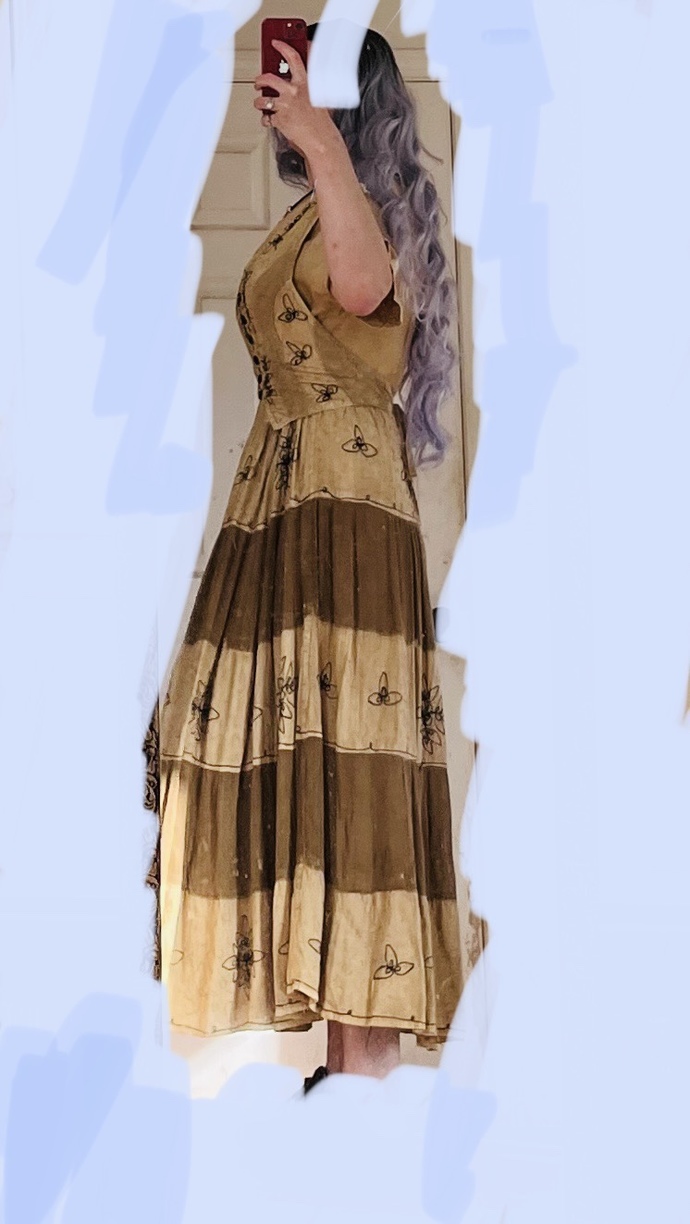 Does anyone like this dress on me 😂 ? What time period culture does it remind you of- I can’t place it 🤔 ?