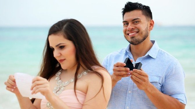 How did you know your partner was going to propose or was it a surprise?