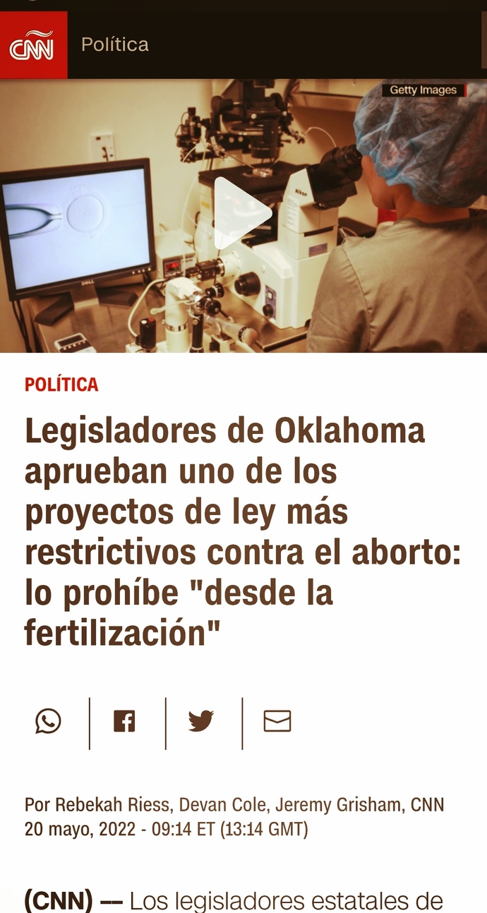 After having made abortion illegal in Oklahoma, what is the next state in which we should make it illegal?