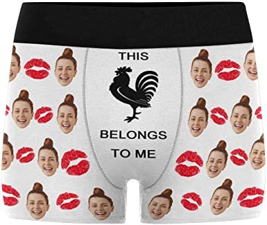 Should I get my man underwear with my face on it?