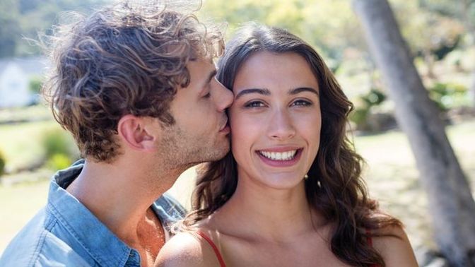 Is it cheating to kiss someone else on the cheek while on a break with your partner?