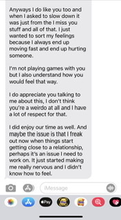 What to do when guy pulling away?