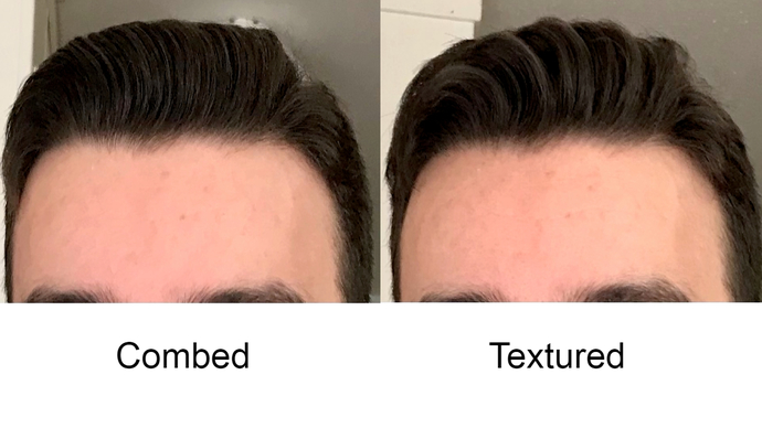 What hairstyling method looks the most attractive? Textured or combed?