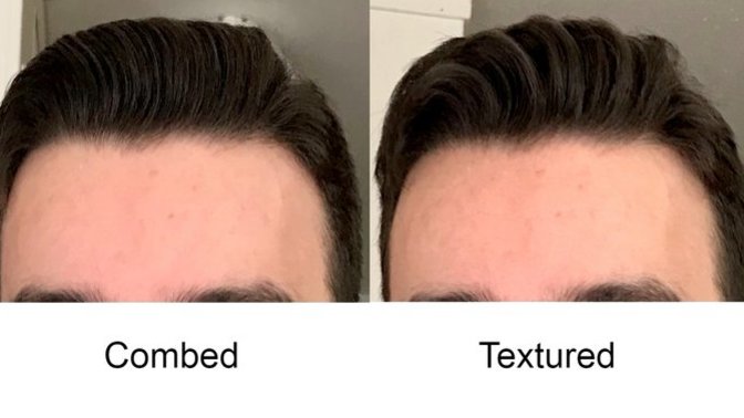 What hairstyling method looks the most attractive? Textured or combed?