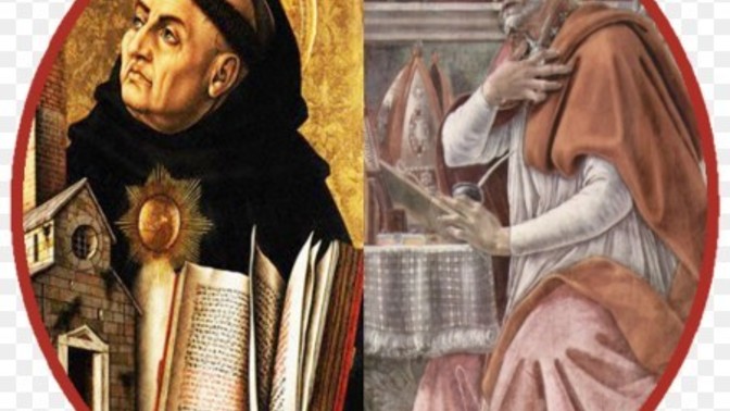 Is Thomas Aquinas opposed to Saint Augustine?