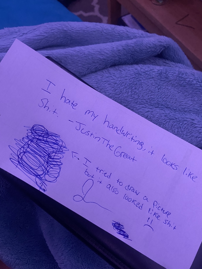 What does your handwriting look like?