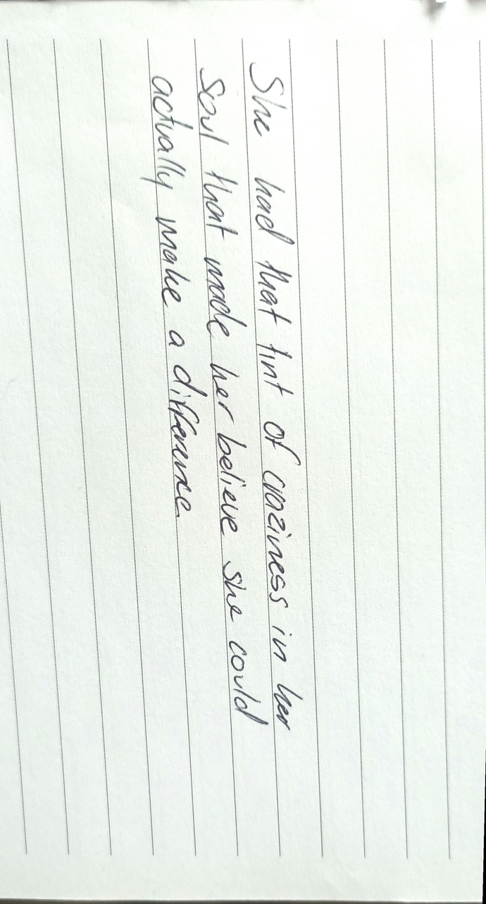 What does your handwriting look like?