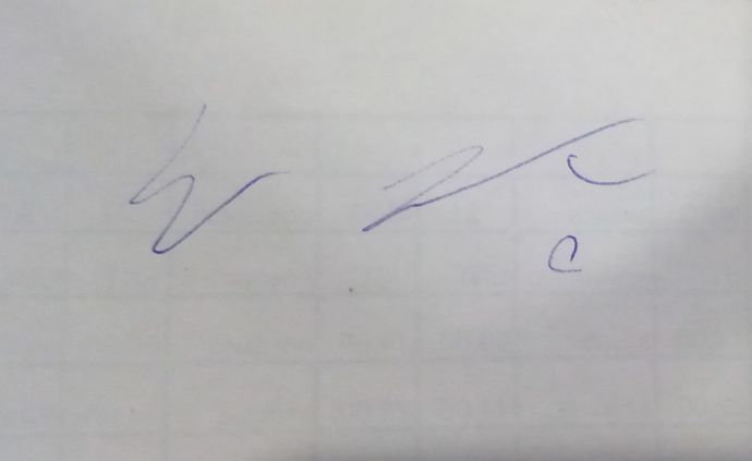 What does your handwriting look like?