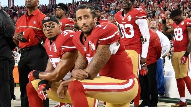 Is kneeling during the American National Anthem a protest against Racism or a protest against America?
