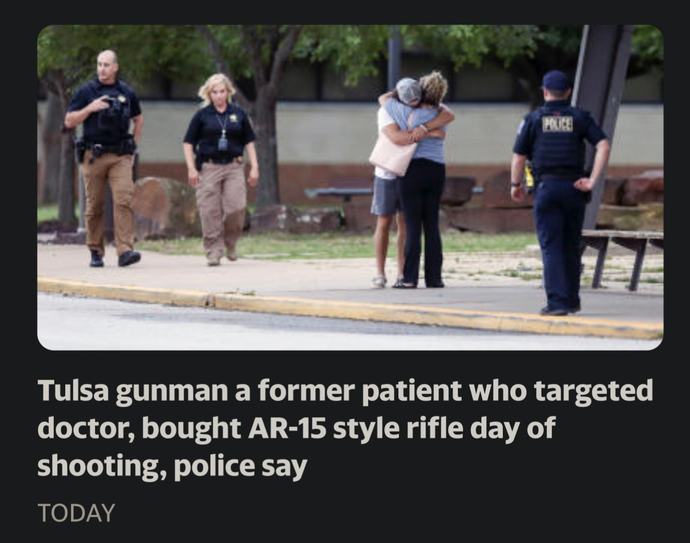 Do you think if we’d have a multi-day waiting period these gunmen would calm down?