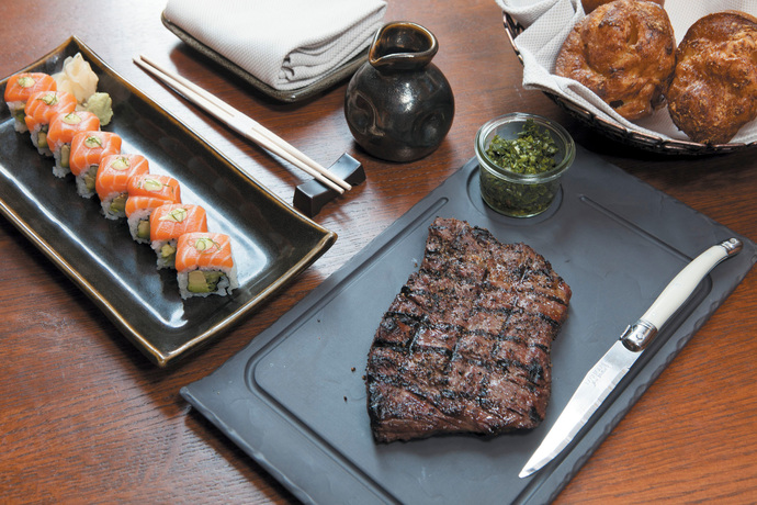 If 100 people who ate steak fought against 100 people who ate sushi who would win?