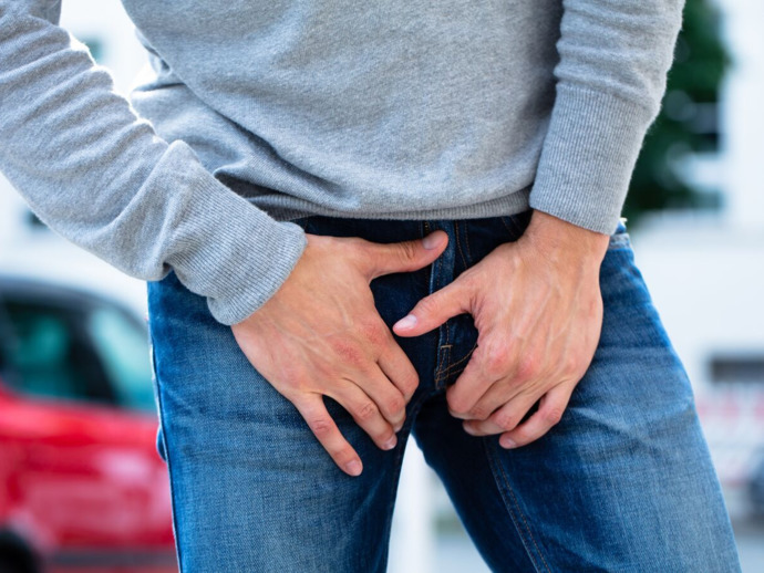 Guys: Why do some guys touch their crotch in public?