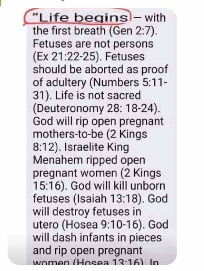 Proof that the "religious" argument is a load of bullshit