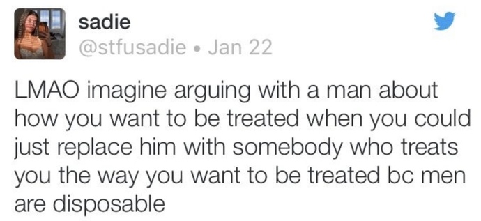 Do women really see men as disposable?