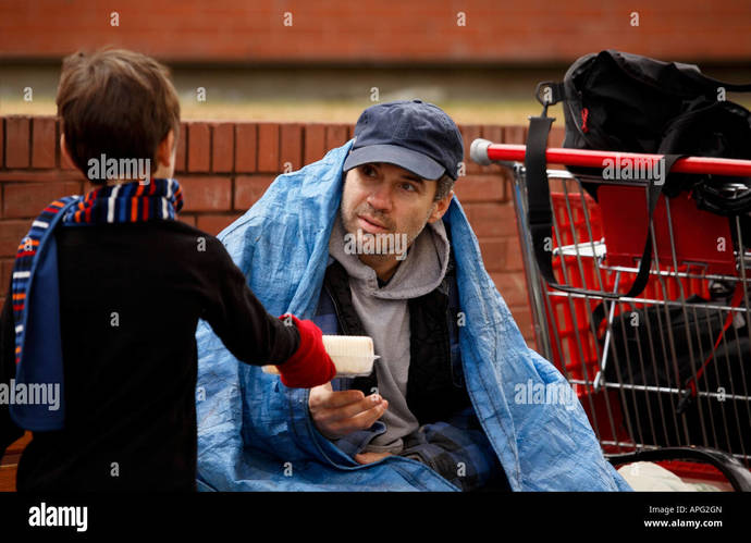 When you see someone giving food to a homeless person what do you tend to think about that person most?