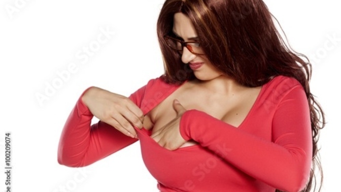Guys: What do you think and how do you feel when you see a woman adjusting her bra?