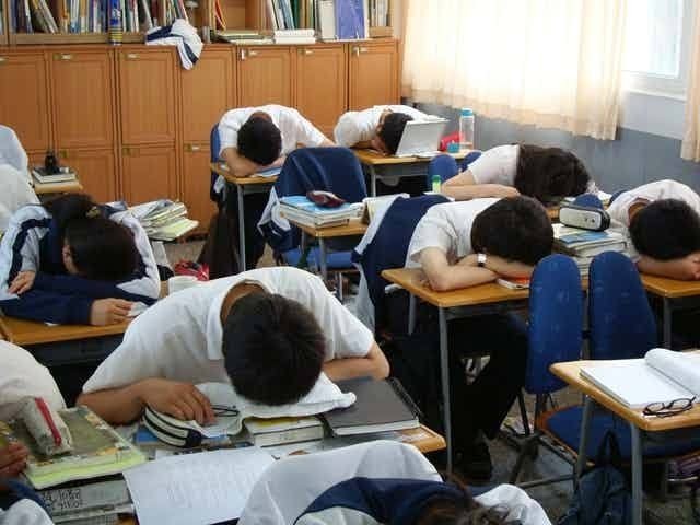 How often do u fall asleep on desk? Where was the last time it happened to you?