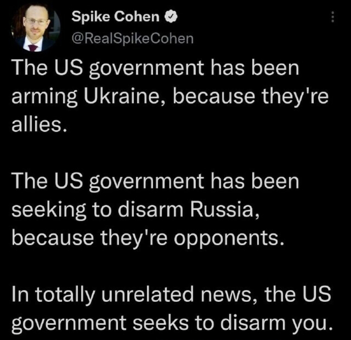 Are people in opposition to gun ownership aware of the fates of disarmed populations in the 20th century alone?