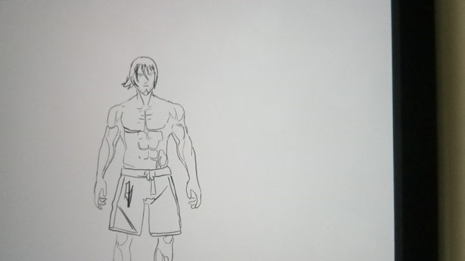 I doing digital comics I wonder the anatomy of this female and male look right opinion on the bodies?