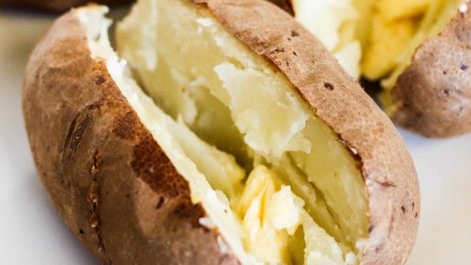 Do you eat the skin of a baked potato?