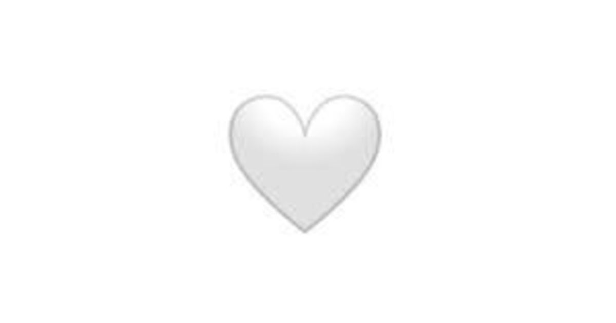 What could a white heart emoji mean? GirlsAskGuys