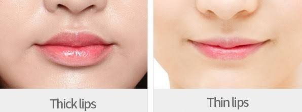Big lips or thin lips?