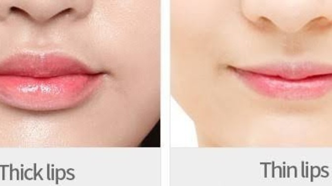 Big lips or thin lips?