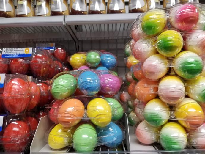 Real eggs - not chocolote!