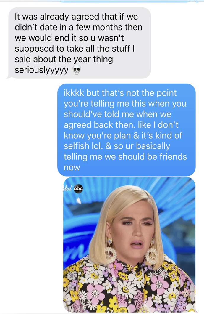 Why did he say this?