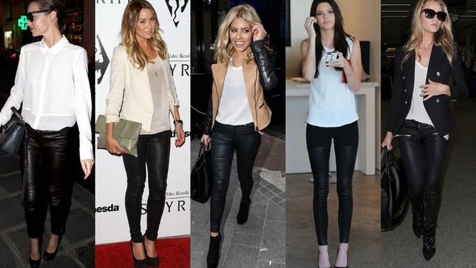 Do leather pants look sleazy?