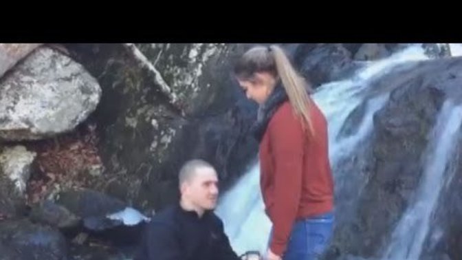 What would you do if your proposal ring fell on a waterfall?