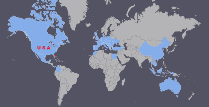 How many countries have you visited?