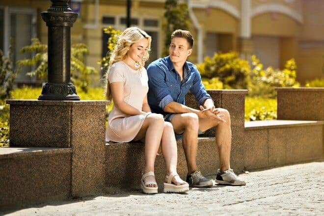 Were you nervous when you had your first kiss? Also when and where did you have your first date?