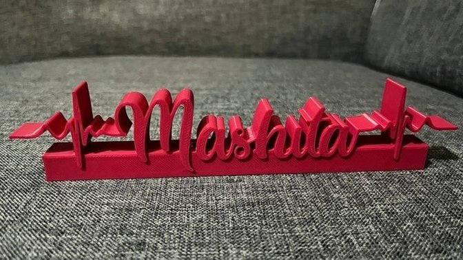 What does it mean when a guy decides to gift a girl a customised 3D name stand for her birthday?