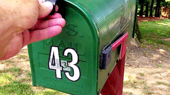 What would you do if you found this in your mail box?