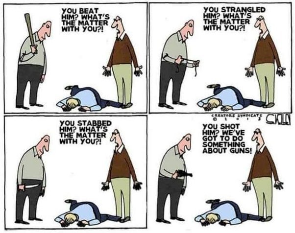 Got any gun control jokes?