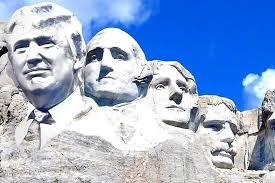 Does Trumps head belong on Mt Rushmore?