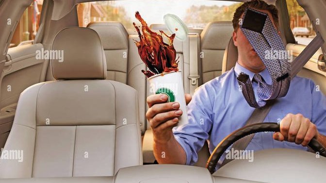 HAPPY Friday MORNING! Driving to work a car cuts in front of you slam the breaks & drink bathes all of you & the interior of your car? Can you Relate?